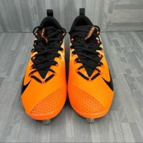 Nike Baseball Cleats Lunar Vapor Ultrafly Elite Mens Size 13 Orange/Black - Picture 4 of 7